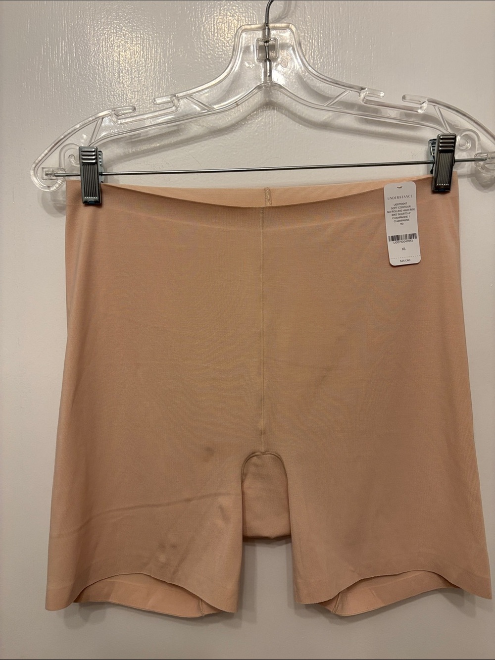Soft Contour No-Rolling High-Rise 4” Bike Shorts - Champagne Pink